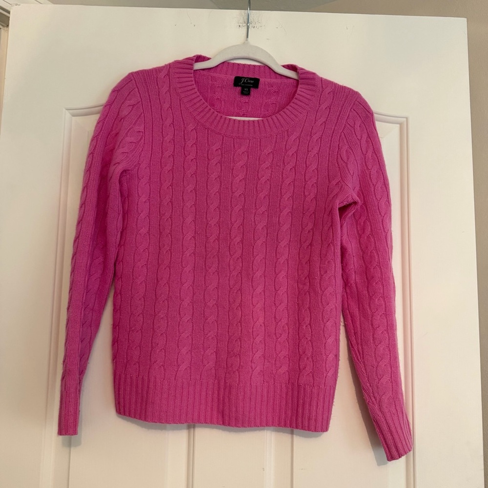 100% Cashmere Cable Knit Sweater